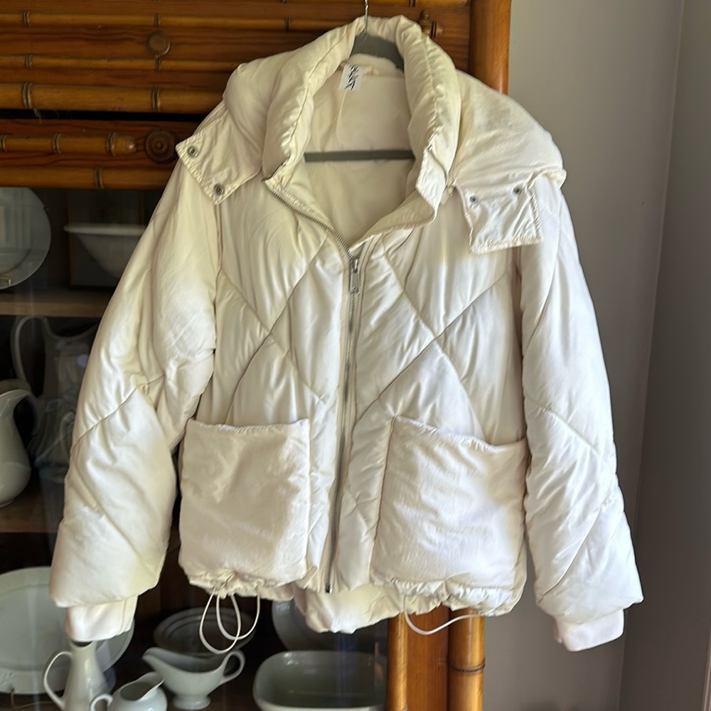 Free people puffer puffa jacket medium large